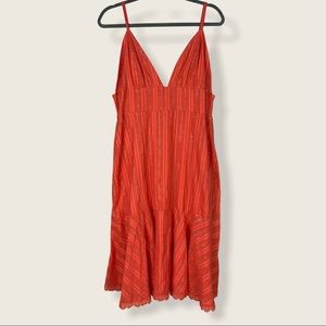 Cleobella Alicia Midi Sundress in Orange Sz L